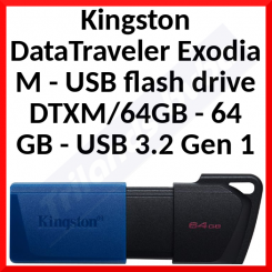 Kingston DataTraveler Exodia M USB flash drive DTXM/64GB - 64 GB - USB 3.2 Gen 1